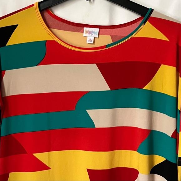 Lula Roe Multi Colored Maxi Dress - Picture 5 of 5